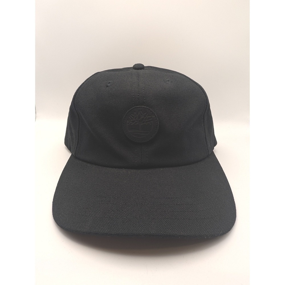 Timberland Baseball Cap Mens OSFA Black Excellent Leather Strap Dad Hat SEO